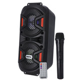 Geepas Rechargeable Portable Speaker - Portable Handle with 1500 MAH Huge Battery