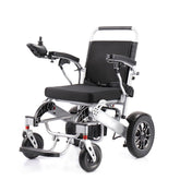 Lightweight Folding Electric Wheelchair with Intelligent Four-wheel Drive for Adult Mobility.
