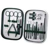 Manicure Set Professional Nail Clippers Kit Pedicure Care Tools Stainless Steel Women Grooming Kit for Travel or Home