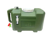 Olmecs Portable Camping Water Container Storage Bucket With Soap Dispenser Tap