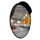 Olmecs Convex Safety Mirror Black Outdoor - 45CM
