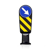 Olmecs Refuge Delineator Black Flexible Road Safety Post - 90CM