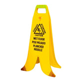 Olmecs Wet Floor A Board Banana Caution Wet Floor, Spanish and France writing