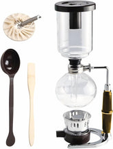 Olmecs 3cup Tabletop Syphon Coffee Maker with Alcohol Burner