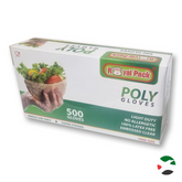 5000 PolyGloves Gloves 1X10 Box Per Carton - RoyalPack