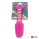 Brush Pet Toy. Squeaky chew toy for pets