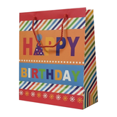 Happy Birthday Gift Bag - Extra Large (32x26x12 Cms) (6Pcs Pack) - WILLOW