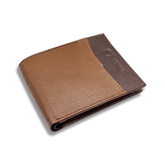 Men Tan Genuine Leather Wallet - Regular Size (4 Card Slots) - Chaos