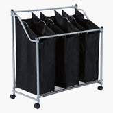 Anita Rolling Laundry Hamper with 3 Oxford Bag