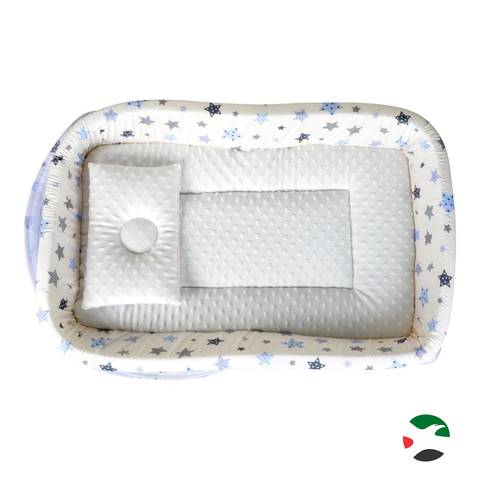 Little Angel - Baby Bed Travel Bassinet - White