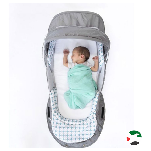 Little Angel - Baby Bed Travel Bassinet - Multicolor