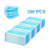 200Pcs Disposable Dust Mask PM2.5 Gauze Mask