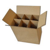 Willow 6 Bottle Packaging Carton 22.5x20.50x14.00 Cms, – (10Pc Pack) - Willow