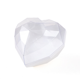 Heart Shaped Acrylic Transparent Flower Rose Gift Box / Flower Box / White Gift Box - Willow