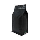 Coffee Pouches, Resealable Coffee Bag with valve, Flat Bottom Pull Tab Zipper 250g (25 Pc Pack) - Willow