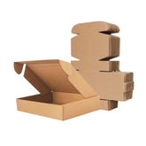 Kraft Paper Box Brown Corrugated Boxes 26 x 26 x 9 Cm (100Pc Pack)