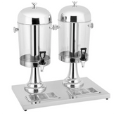 Stainless Steel Commercial Beverage Dispenser 2 Tank