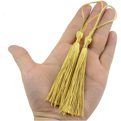 96 PCS Grey Soft Craft Tassels with Loops for Jewelry Making, DIY, Bookmark, - WILLOW