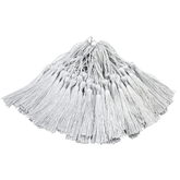 96 PCS Grey Soft Craft Tassels with Loops for Jewelry Making, DIY, Bookmark, - WILLOW