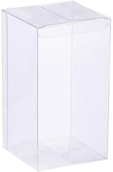 Clear Transparent Favor Boxes, Gift Boxes for Wedding 12pcs - 10x10x16cm - Willow