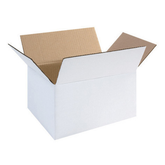 5 ply plain White corrugated/carton/packaging/shipping box (45 X 34 X36 Cms)corrugated box (10Pc Pack) - Willow