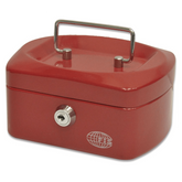 Cash Box Steel With key lock, 152 x 115 x 80 mm,