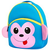 Cute Monkey School Bag Kindergarten Backpack - SquareDubai