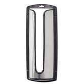 Wilko Stainless Steel Plastic Bag Holder (40 x 16 cm, Gray)