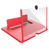 Pulling Type Mobile Phone Screen Amplifier 3D Effect Large Screen - Red