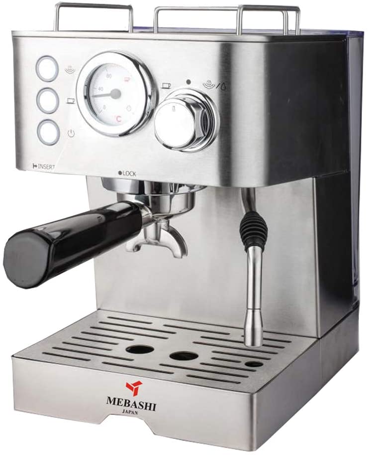 Espresso Coffee Machine Stainless Steel | Mebashi | ME-ECM2014