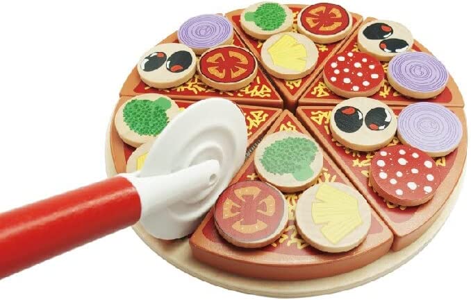 Emma Children Pizza Puzzle Kitchen Cutting Kids Toy