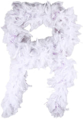 Assorted Colors Costume Party Accessory Feather Boas - White