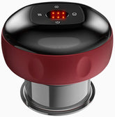 Intelligent Breathing Cupping Massage Instrument The Smart Cupping Therapy Massager - (Red)