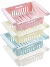 Retractable Fridge Drawer Organizer, Refrigerator Storage Box (4pcs)