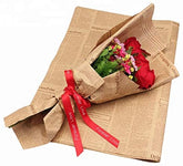 Willow Newspaper Wrapping Paper 50 x 70 Kraft Paper Sheets for Gifts Packaging Flower Bouquet - 50 Sheets Pack