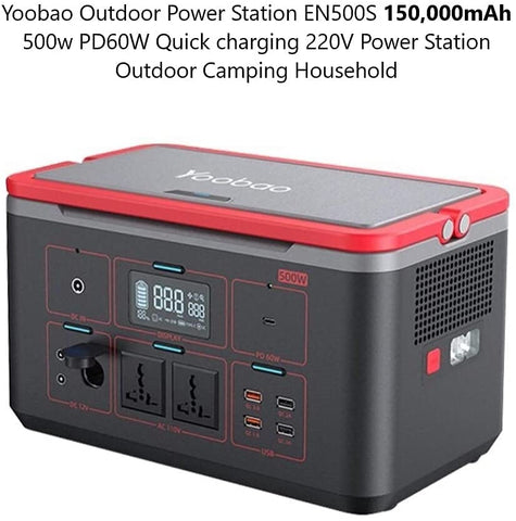 Yoobao portable power station backup Battery Pack Solar Generator 500w