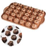 Nordic Ware Tea Cakes and Candies Copper Bundt Pan