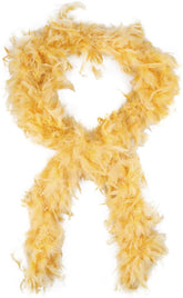 Assorted Colors Costume Party Accessory Feather Boas - Gold