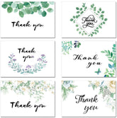 WILLOW 60 Pack Thank You Card with Envelopes, Thank You Note, 6 Style Gratitude Cards