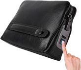 Smart Fingerprint Wallet, Men Wallet, Black men for Anti-Theft Handbag Access Control