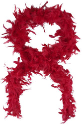 Assorted Colors Costume Party Accessory Feather Boas - Red
