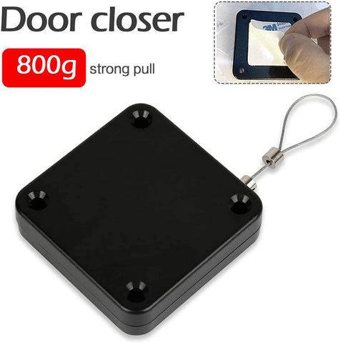 Olmecs 800G Tension Automatic Door Closer All Door Closers With 1.2M Steel Wire - (Black)