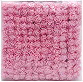 WILLOW Pack of 144 pieces Artificial Rose Flower Heads 1 inch Handcraft Foam Plastic Rose - Rose