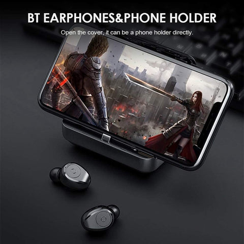 F9 Bluetooth 5.0 True Wireless Bluetooth Earphones TWS Earbuds with Digital Display Stereo Music Headphones