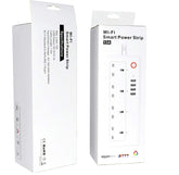 Wifi Smart Power Strip with 4 USB Charging Port App and Voice Control Apps