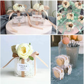 30 PCS Plastic Gift Box,4 x 4 x 4 inch Clear Boxes for Favors