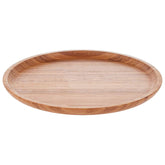Wooden Round Plate, 30 x 30 cm by Square
