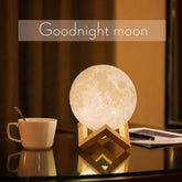 16 Color with Remote Control 15cm 3D LED Moon Light Table Bedroom Home Decoration Night Lamp Magic Gift - SquareDubai