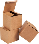 Kraft Cardboard Gift Boxes for Mugs (300gsm) 12x12x12Cms (12Pc Pack) - Willow