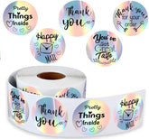 WILLOW 500Pcs 2.00 inch - Label Stickers 4 Designs